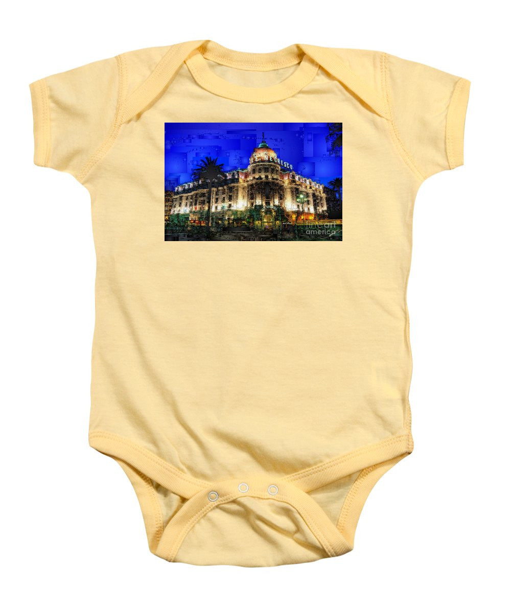 Baby Onesie - Le Negresco Hotel In Nice France