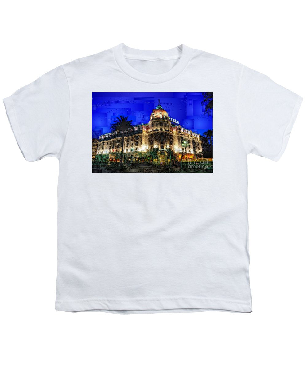 Youth T-Shirt - Le Negresco Hotel In Nice France