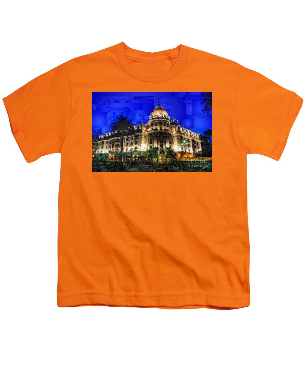 Youth T-Shirt - Le Negresco Hotel In Nice France