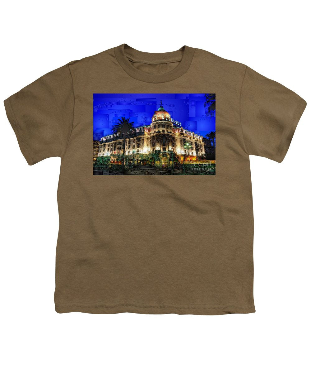 Youth T-Shirt - Le Negresco Hotel In Nice France