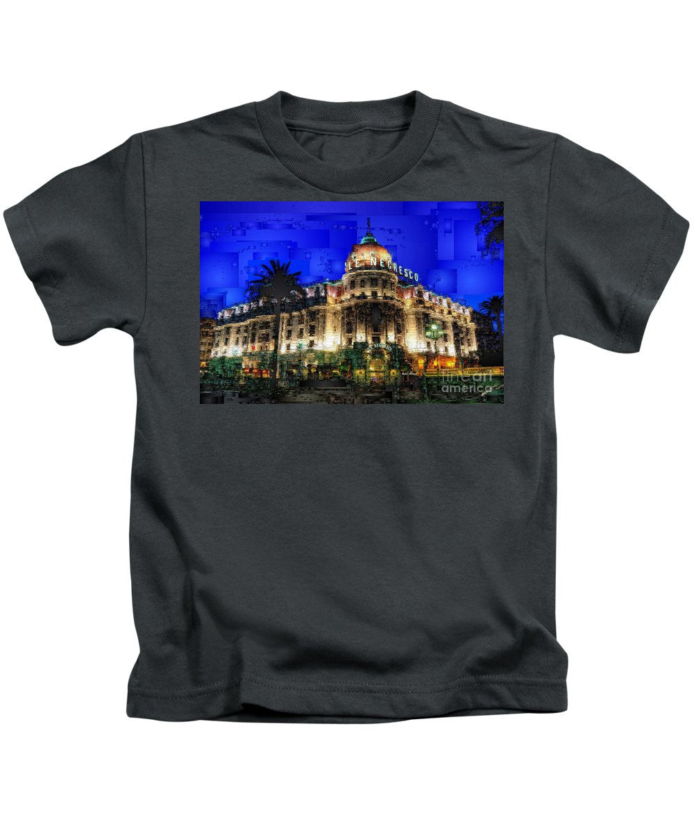 T-shirt pour enfants - Hôtel Le Negresco à Nice, France