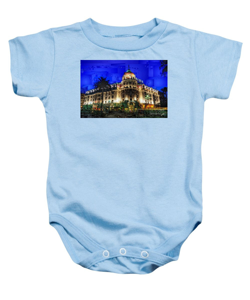 Baby Onesie - Le Negresco Hotel In Nice France