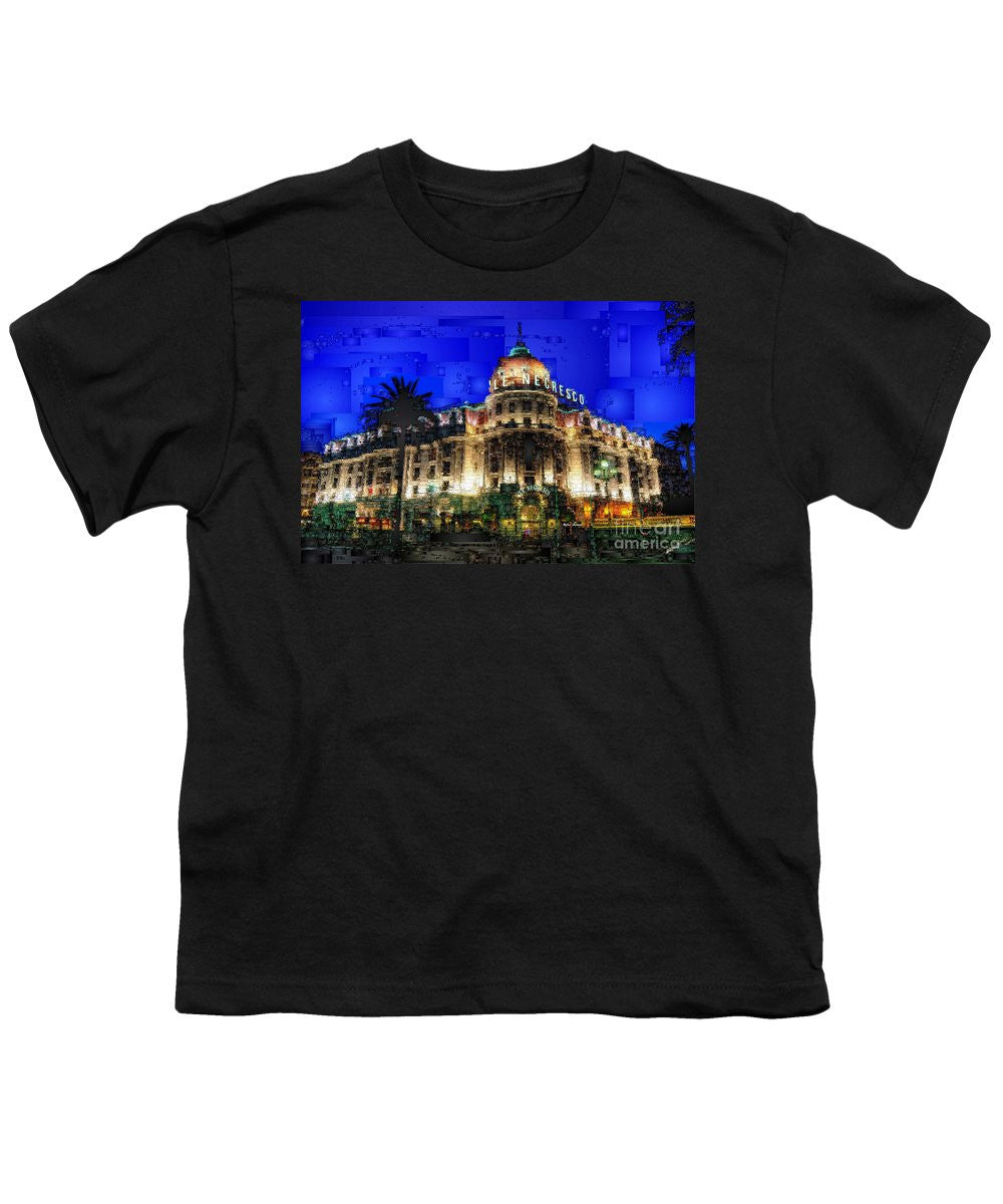 Youth T-Shirt - Le Negresco Hotel In Nice France