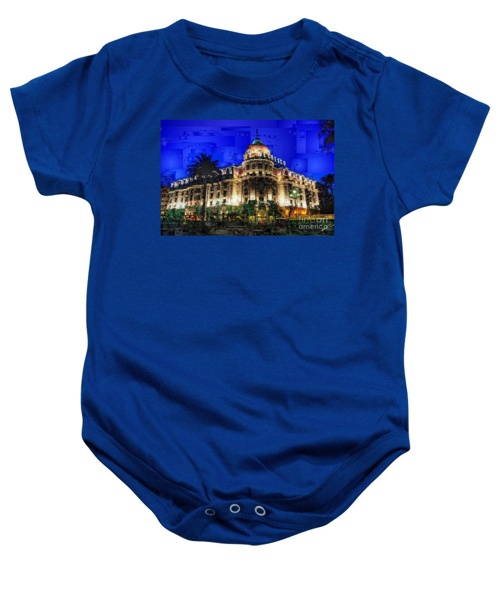 Baby Onesie - Le Negresco Hotel In Nice France