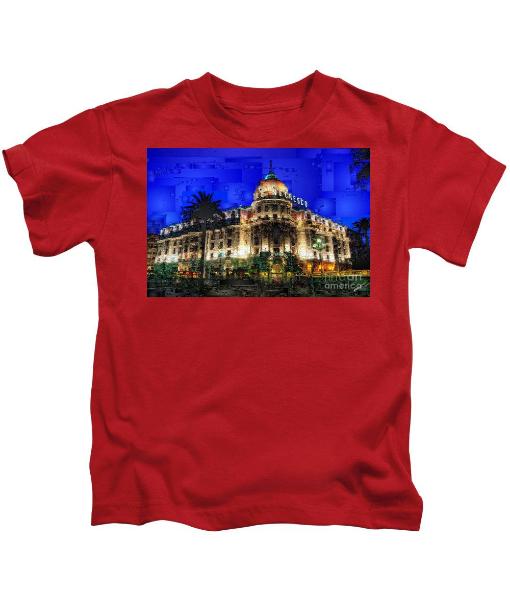 T-shirt pour enfants - Hôtel Le Negresco à Nice, France