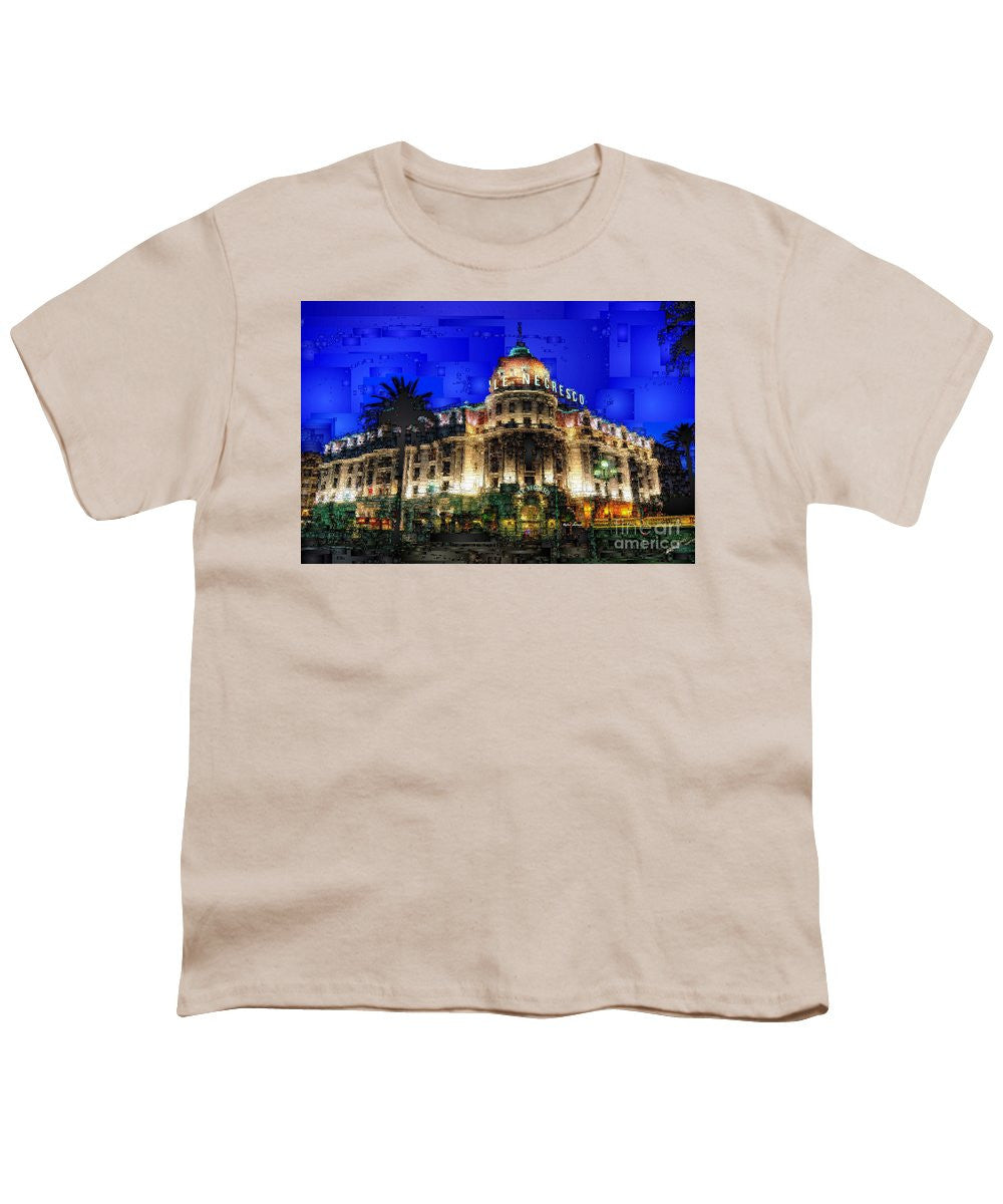 Youth T-Shirt - Le Negresco Hotel In Nice France