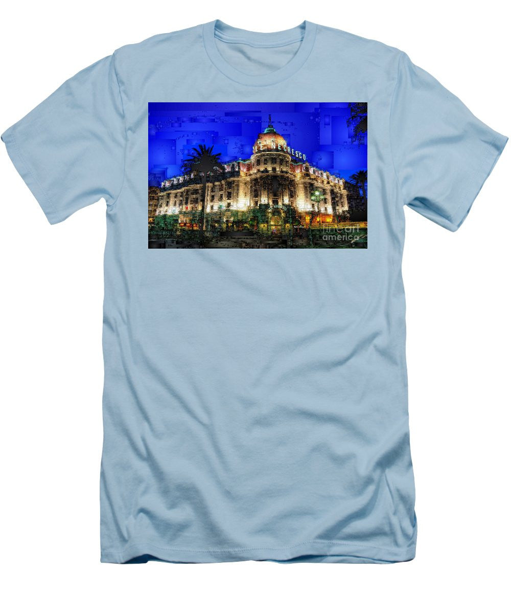 T-shirt homme (coupe ajustée) - Hôtel Le Negresco à Nice, France