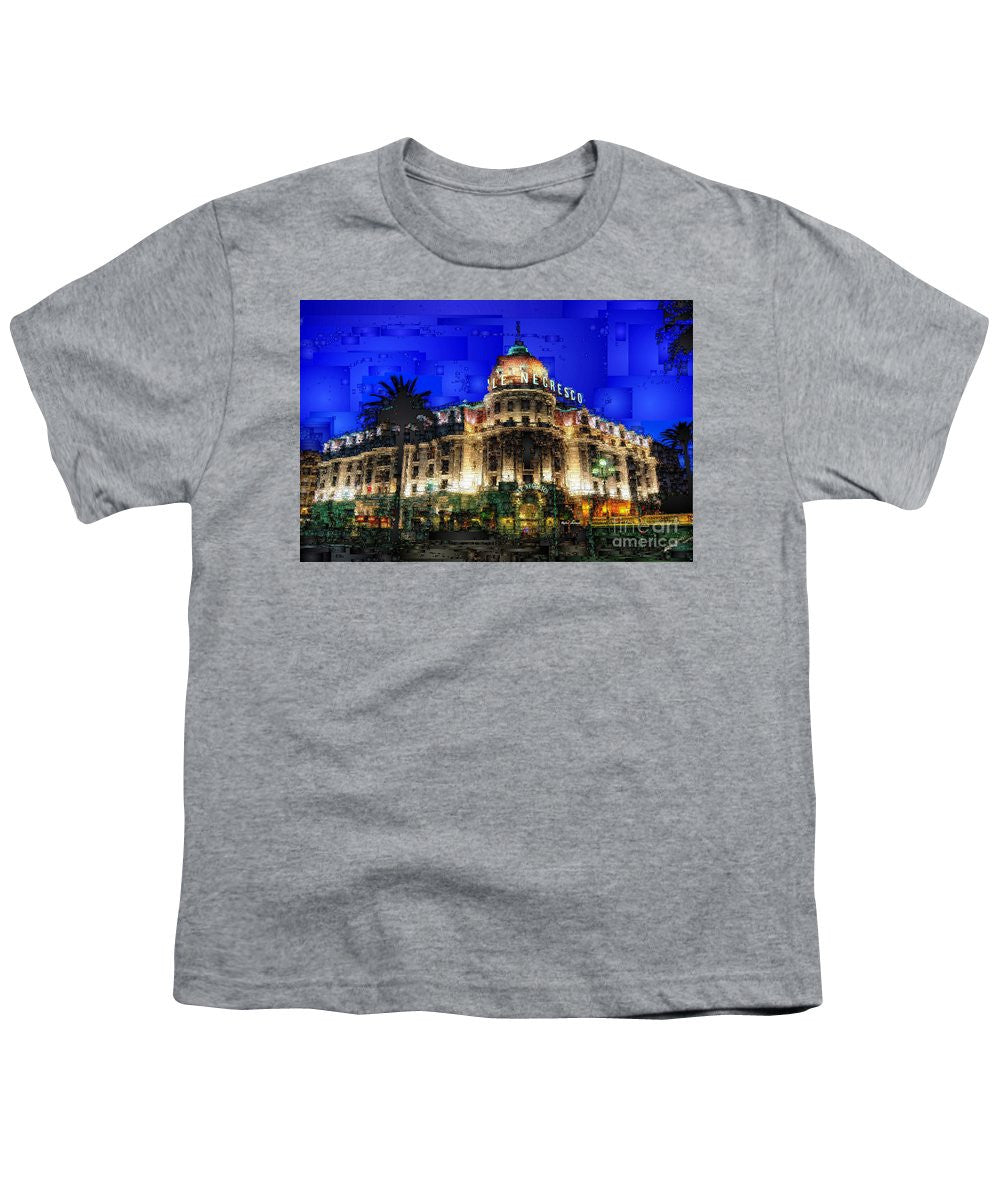 Youth T-Shirt - Le Negresco Hotel In Nice France