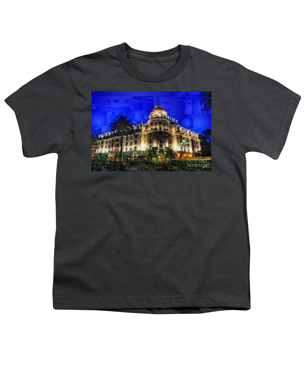 Youth T-Shirt - Le Negresco Hotel In Nice France