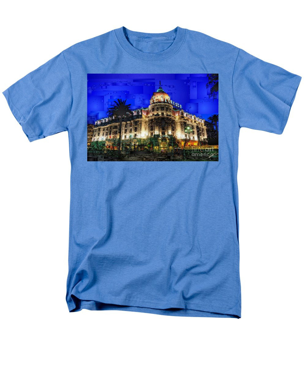 Men's T-Shirt  (Regular Fit) - Le Negresco Hotel In Nice France