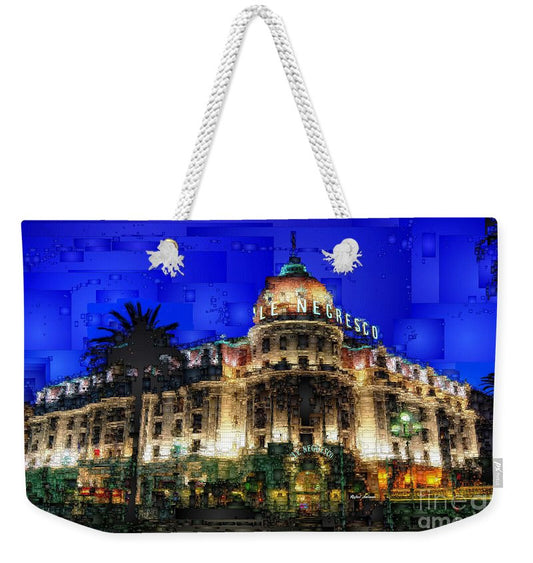 Weekender Tote Bag - Le Negresco Hotel In Nice France