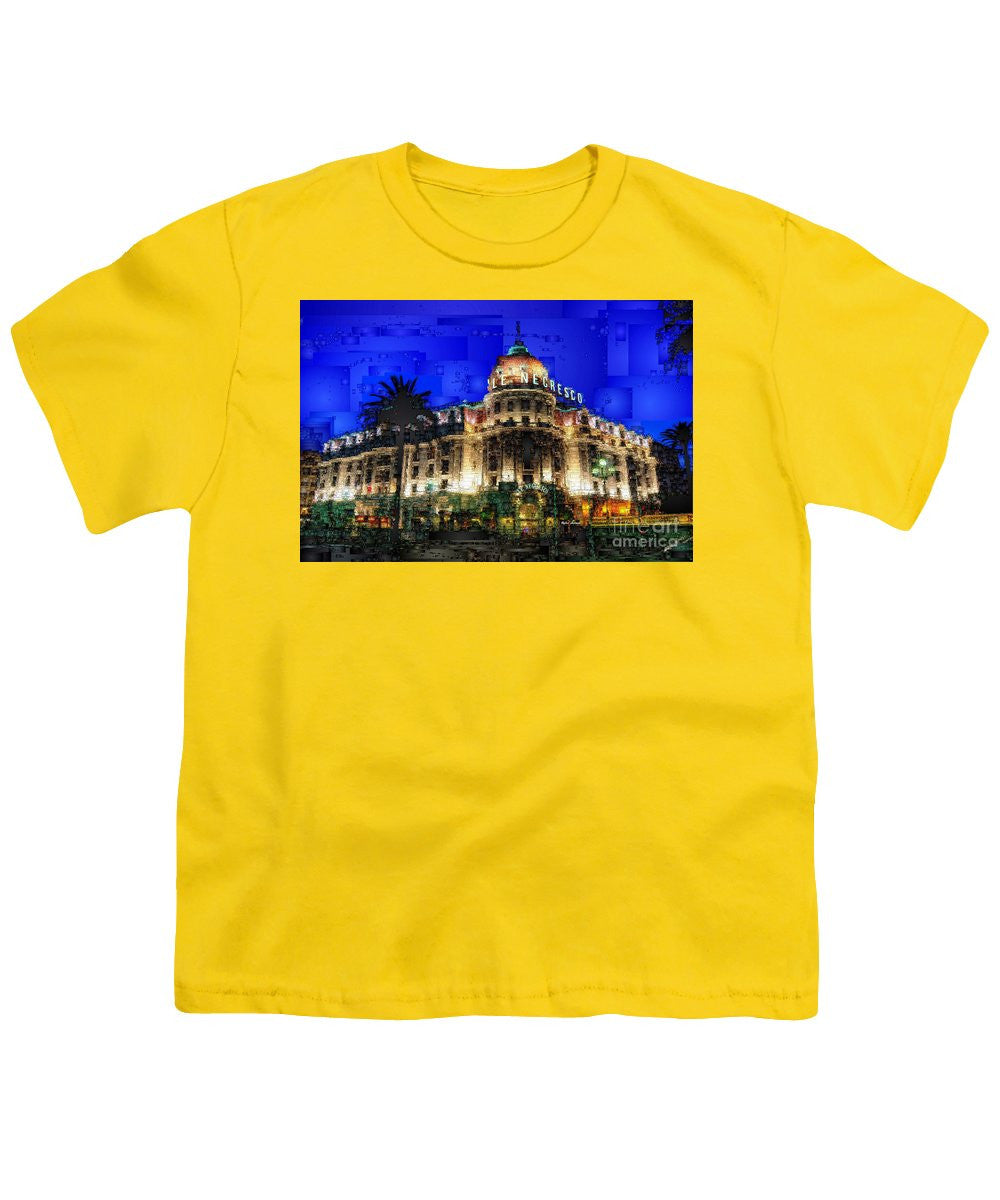 Youth T-Shirt - Le Negresco Hotel In Nice France