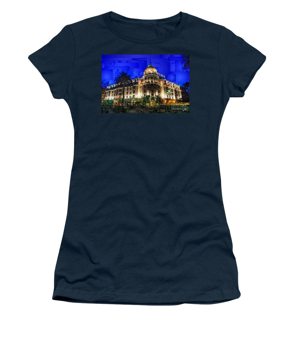 Women's T-Shirt (Junior Cut) - Le Negresco Hotel In Nice France