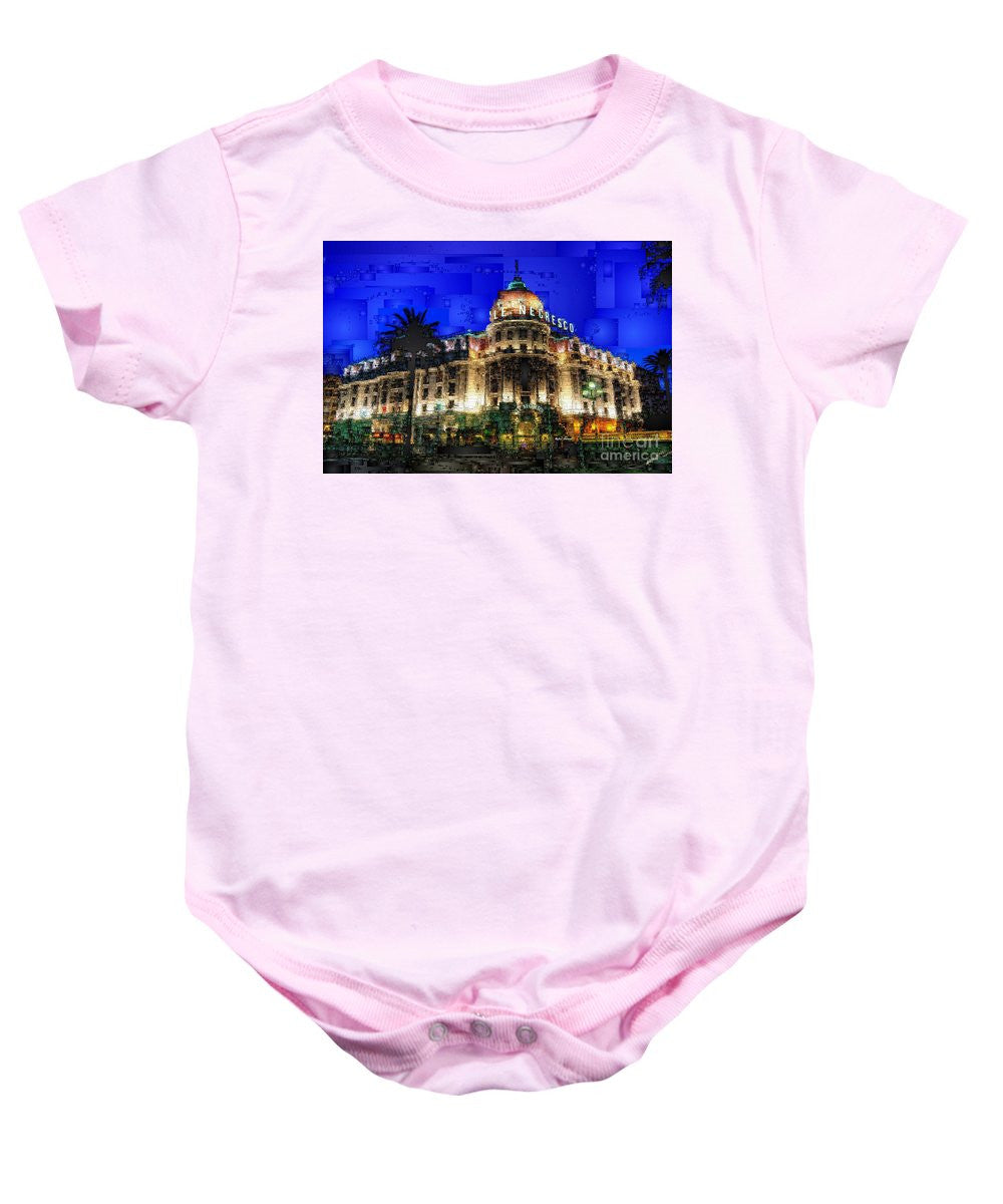 Baby Onesie - Le Negresco Hotel In Nice France