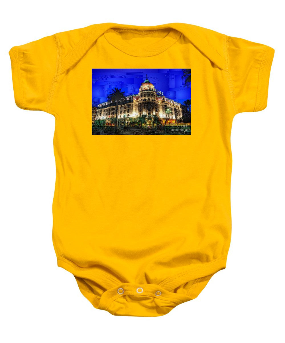 Baby Onesie - Le Negresco Hotel In Nice France