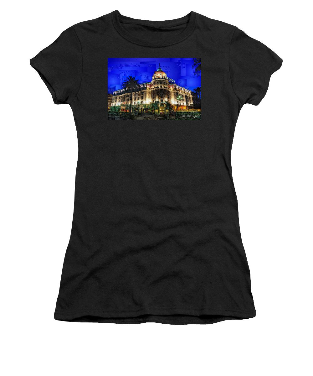 Women's T-Shirt (Junior Cut) - Le Negresco Hotel In Nice France
