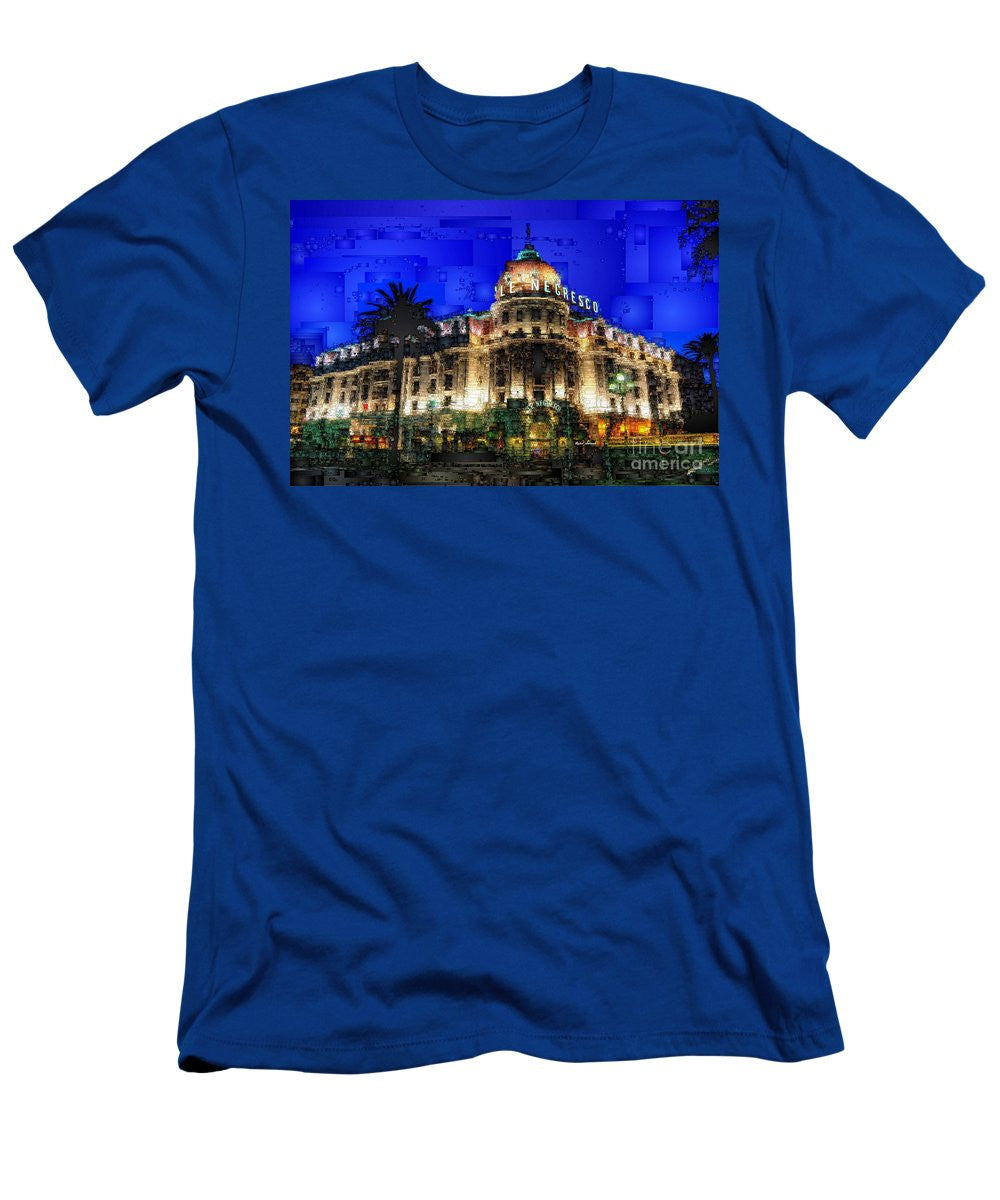 T-shirt homme (coupe ajustée) - Hôtel Le Negresco à Nice, France