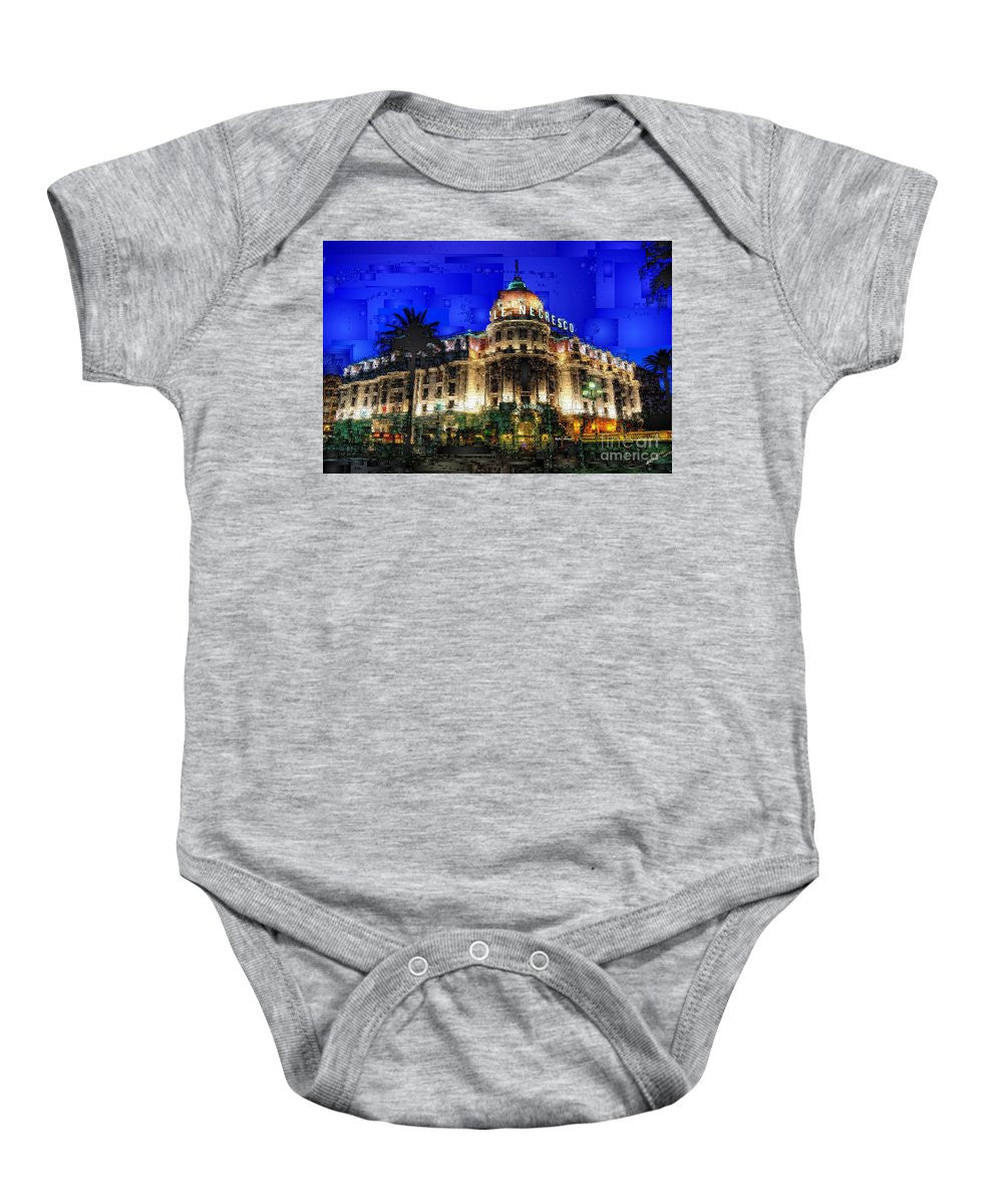 Baby Onesie - Le Negresco Hotel In Nice France