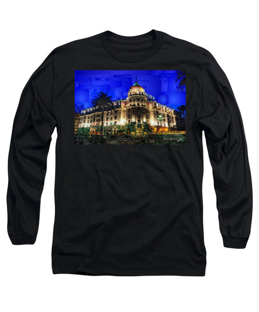 Long Sleeve T-Shirt - Le Negresco Hotel In Nice France
