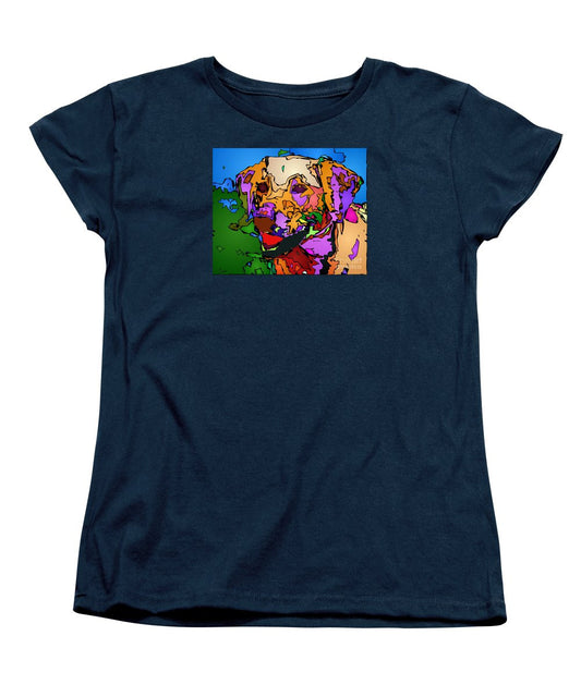 Women's T-Shirt (Standard Cut) - Let's Play. Pet Series