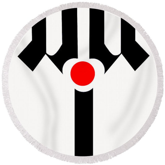 Round Beach Towel - Logo