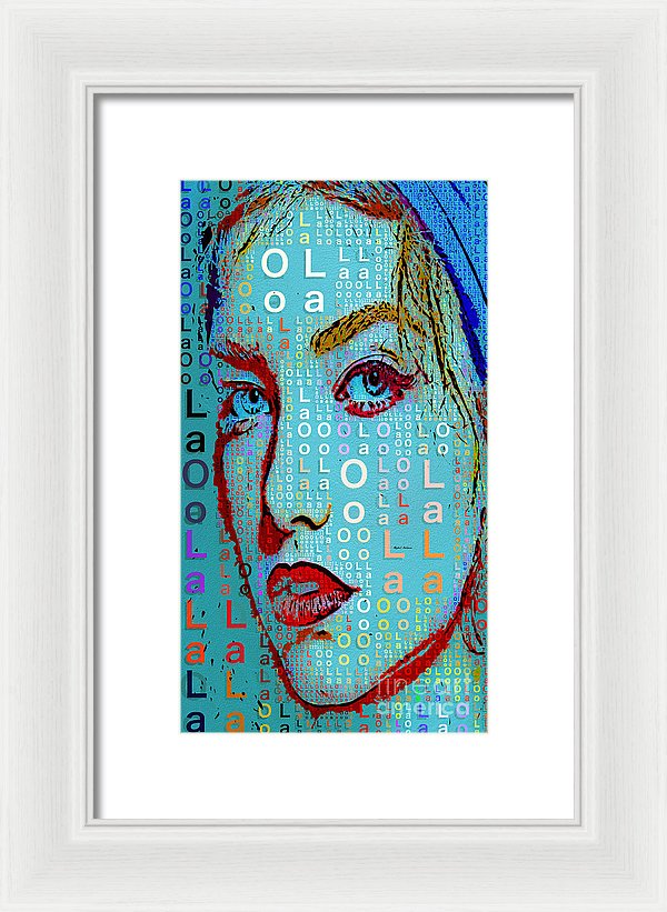 Lola Knows - Framed Print