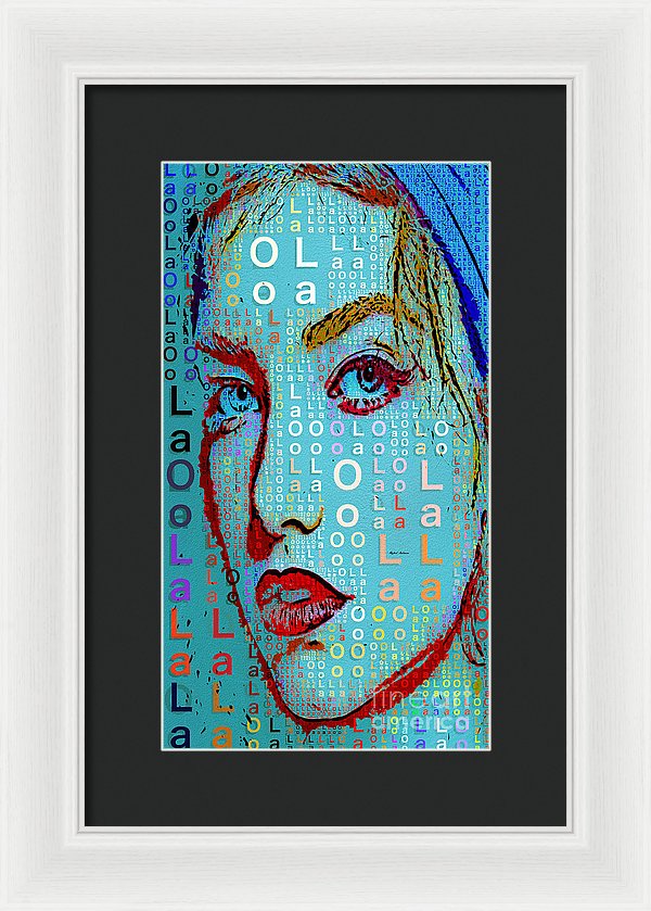 Lola Knows - Framed Print