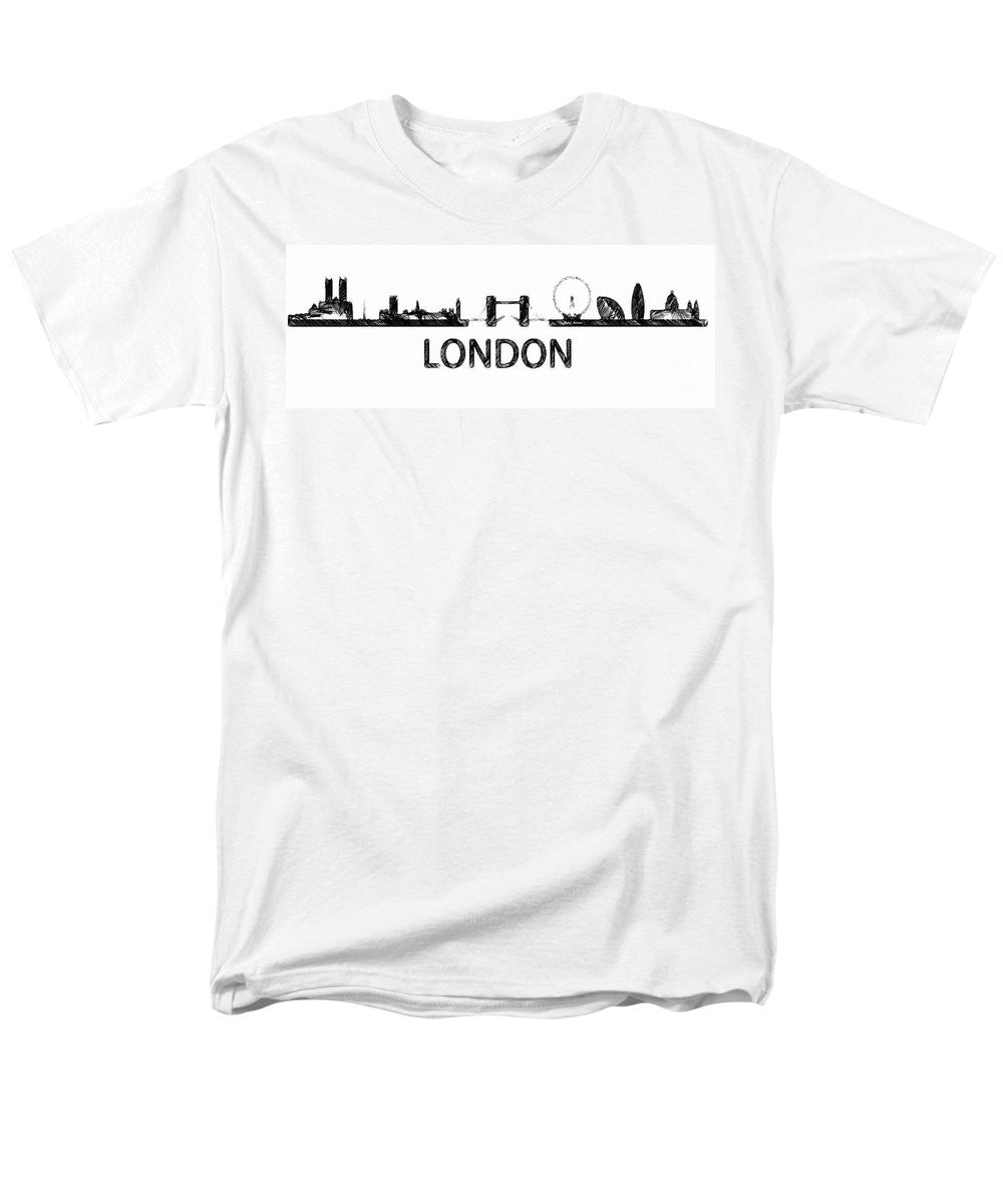 T-shirt pour homme (coupe standard) - London Silhouette Sketch