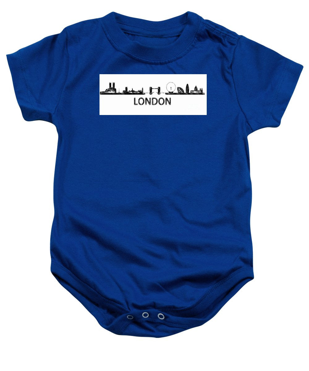 Baby Onesie - London Silouhette Sketch