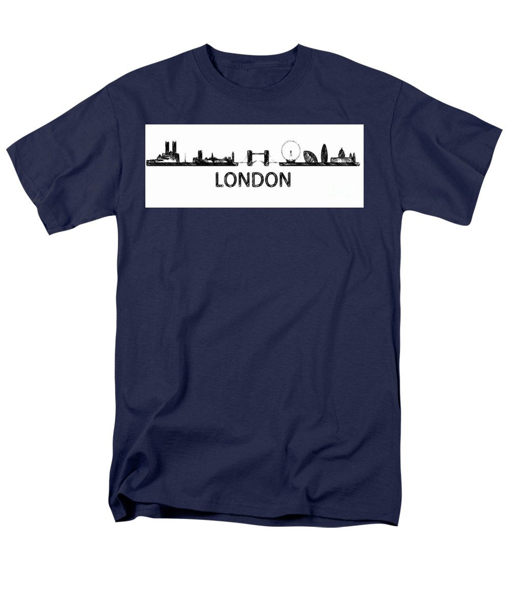 T-shirt pour homme (coupe standard) - London Silhouette Sketch