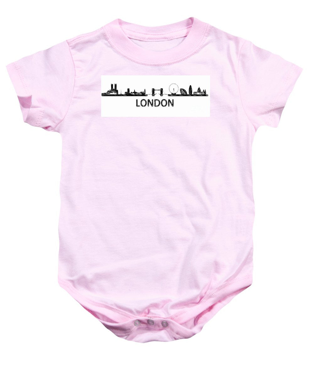 Baby Onesie - London Silouhette Sketch