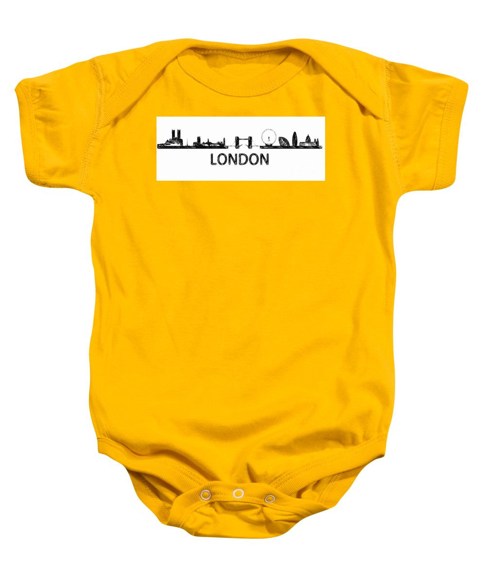 Baby Onesie - London Silouhette Sketch