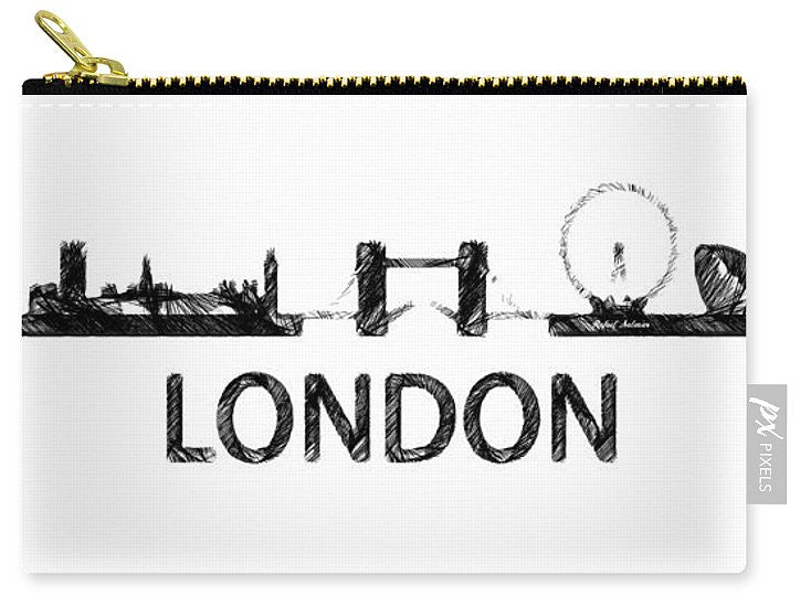 Carry-All Pouch - London Silouhette Sketch