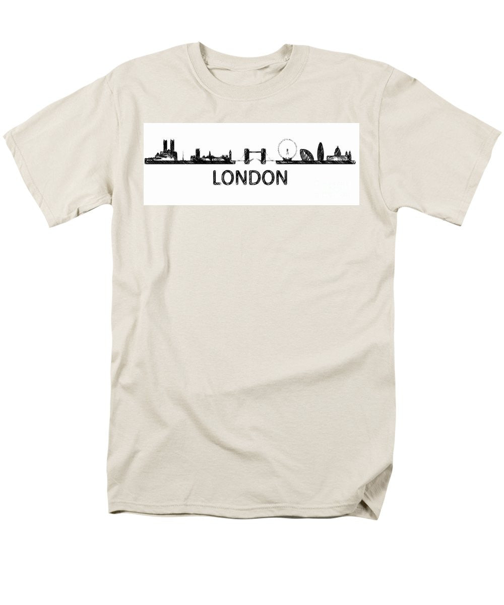 T-shirt pour homme (coupe standard) - London Silhouette Sketch