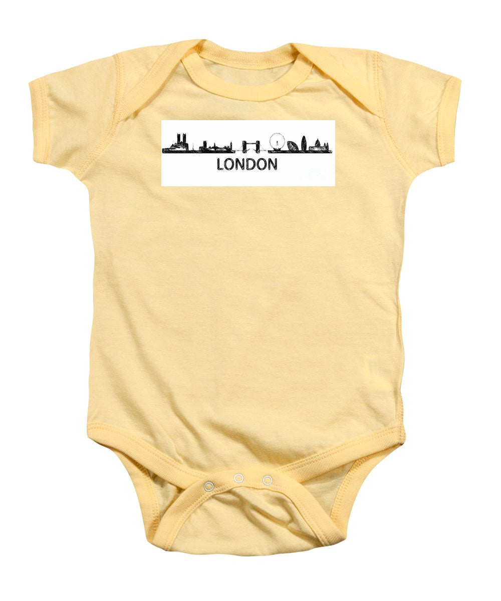 Baby Onesie - London Silouhette Sketch