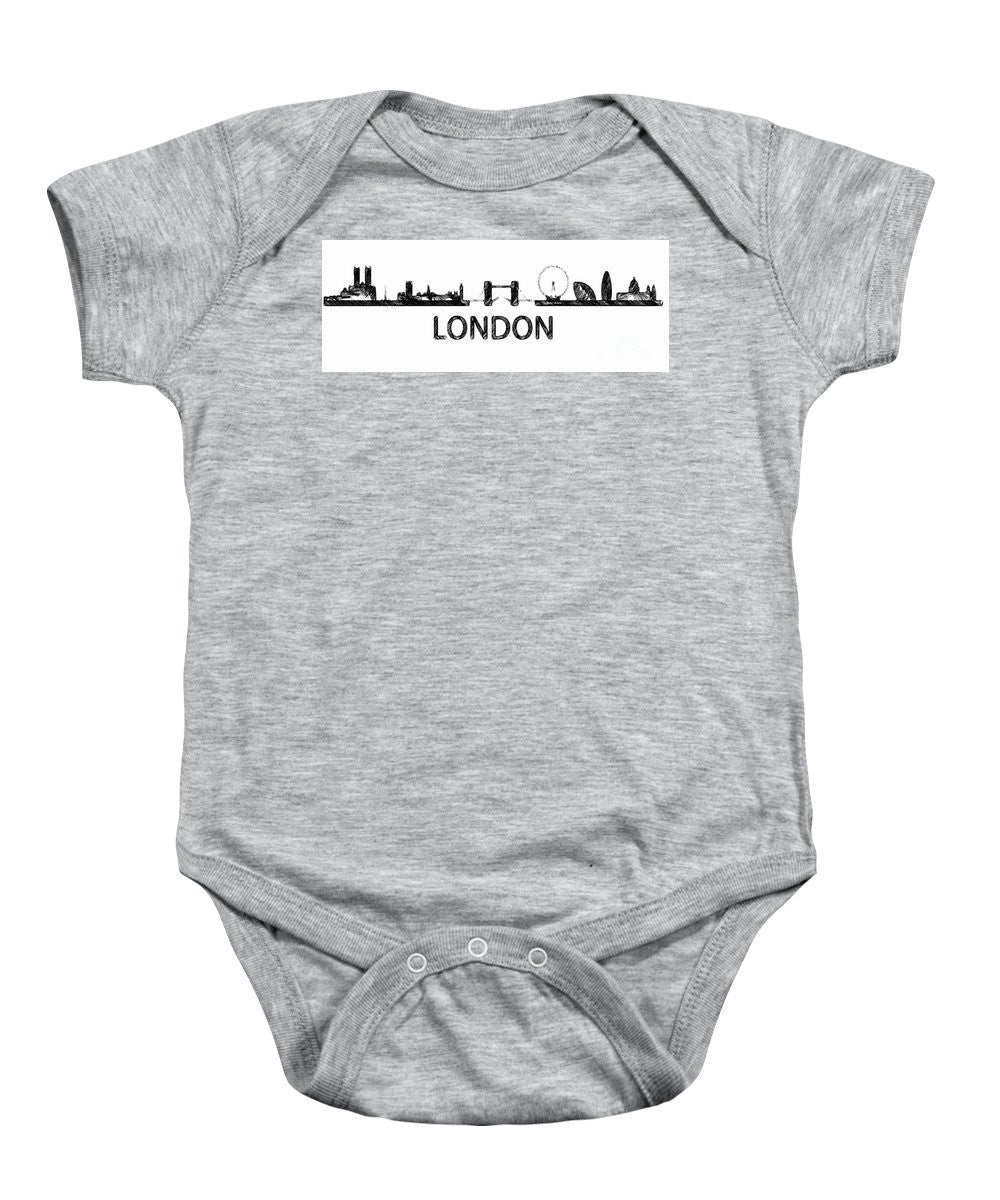 Baby Onesie - London Silouhette Sketch