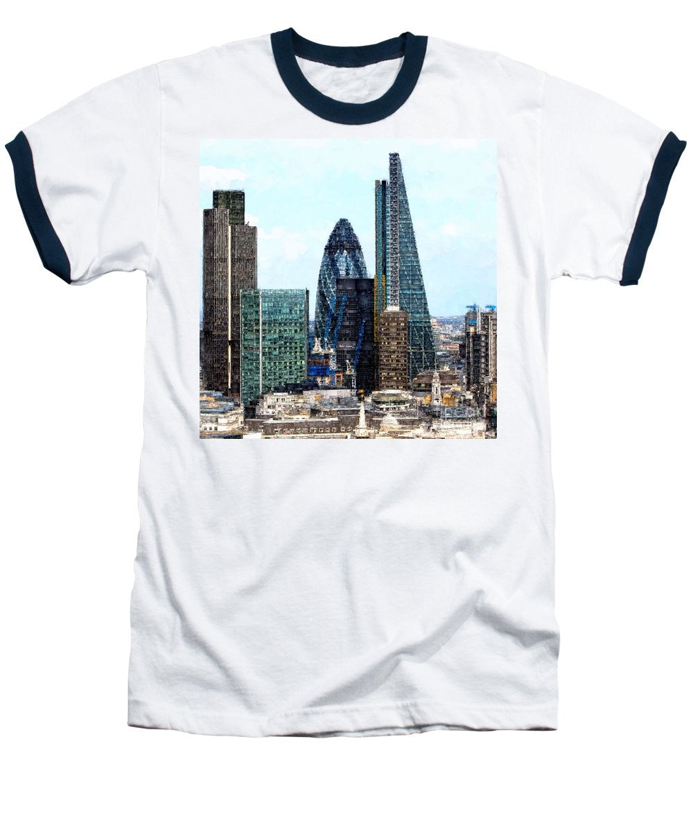 Baseball T-Shirt - London Skyline