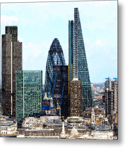 Metal Print - London Skyline