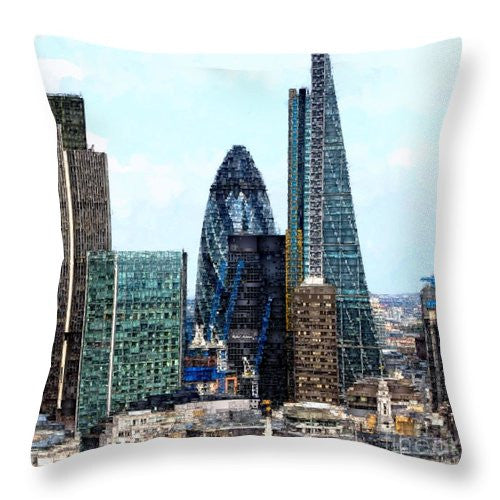 Throw Pillow - London Skyline