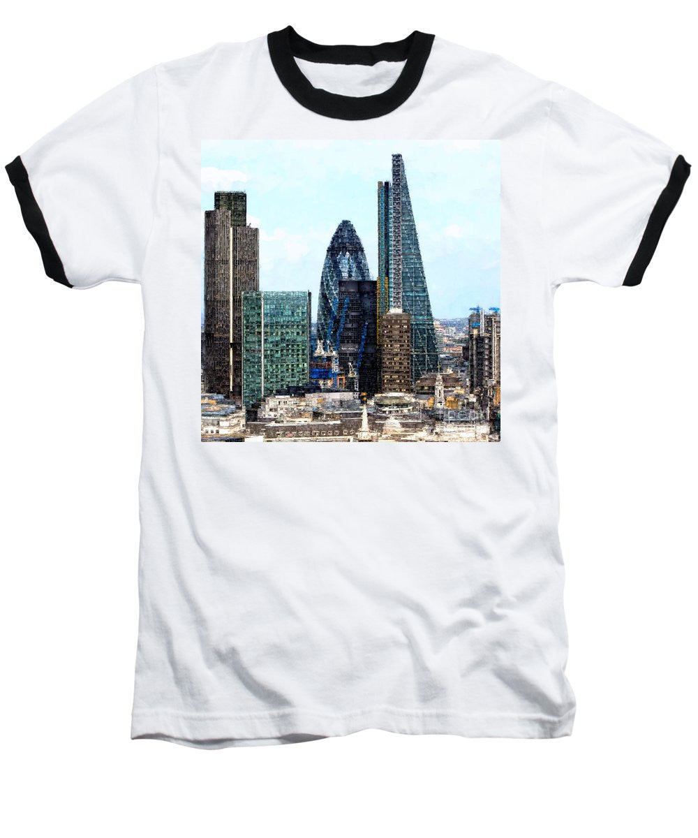 Baseball T-Shirt - London Skyline