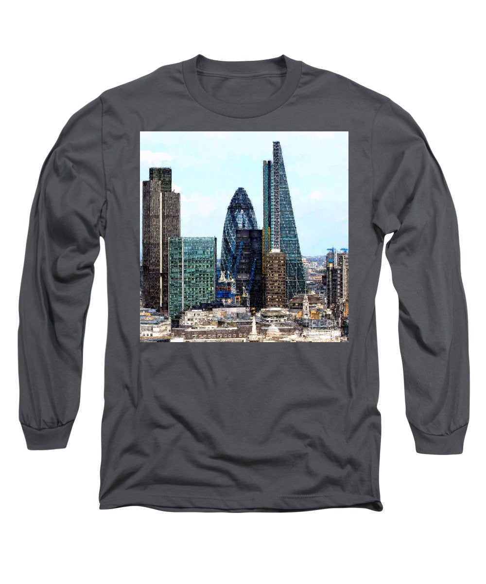 Long Sleeve T-Shirt - London Skyline