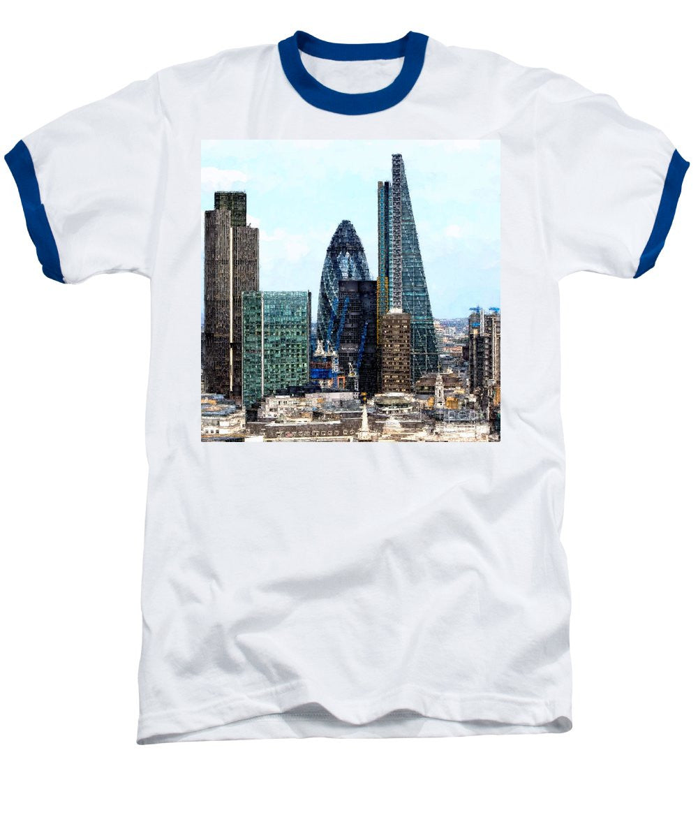 Baseball T-Shirt - London Skyline