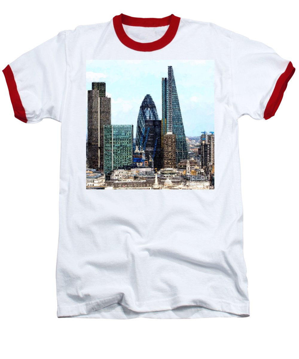 Baseball T-Shirt - London Skyline