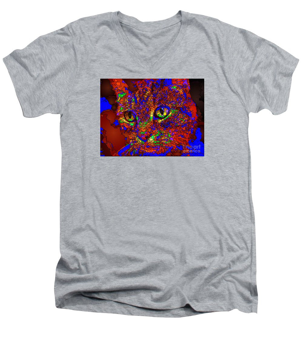 Men's V-Neck T-Shirt - Looking For An Owner. Pet Series