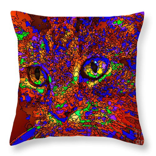 Throw Pillow - Looking For An Owner. Pet Series