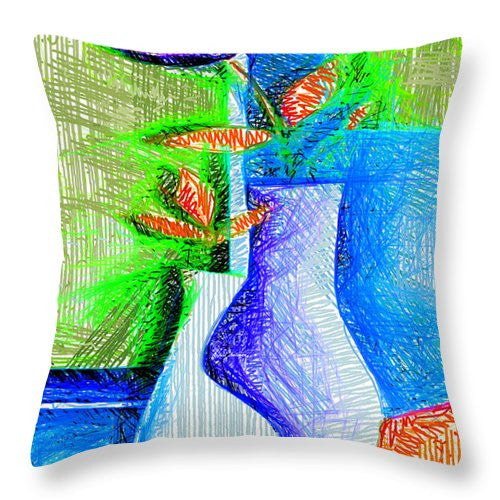Throw Pillow - Looking Pretty