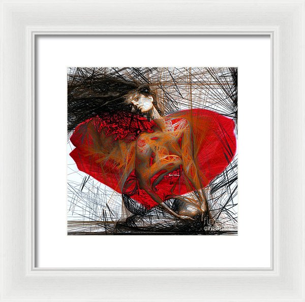 Lost In My Feelings - Framed Print