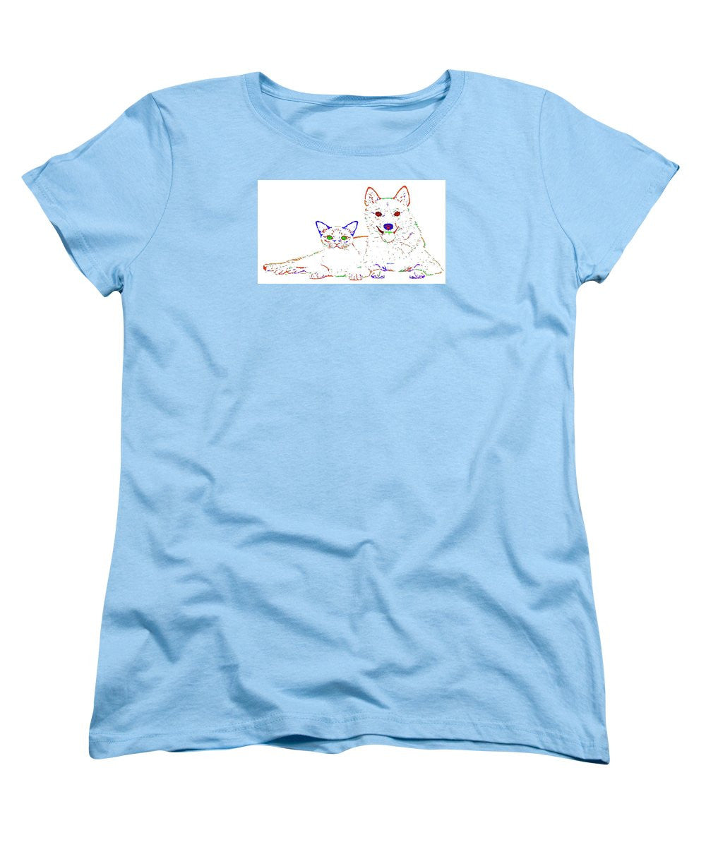 Women's T-Shirt (Standard Cut) - Love Me. Pet Series