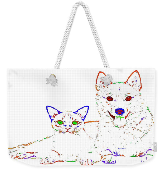 Weekender Tote Bag - Love Me. Pet Series