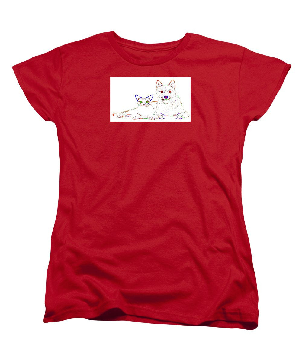 Women's T-Shirt (Standard Cut) - Love Me. Pet Series